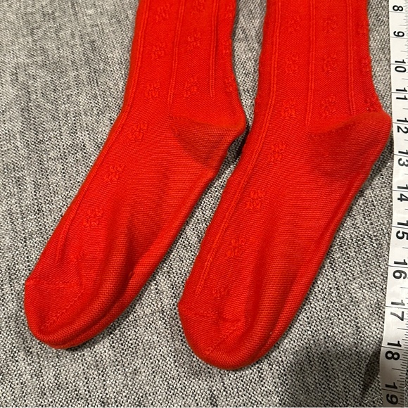 Dior Bold Red Women's Casual Socks - Picture 4 of 7